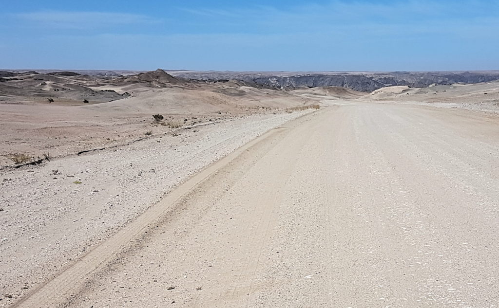 The stretch of the D1991 that was used for Mad Max Fury Road