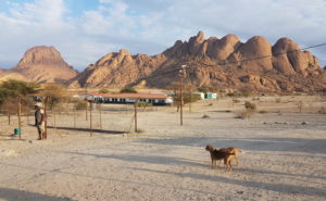 Spitzkoppe view from the community