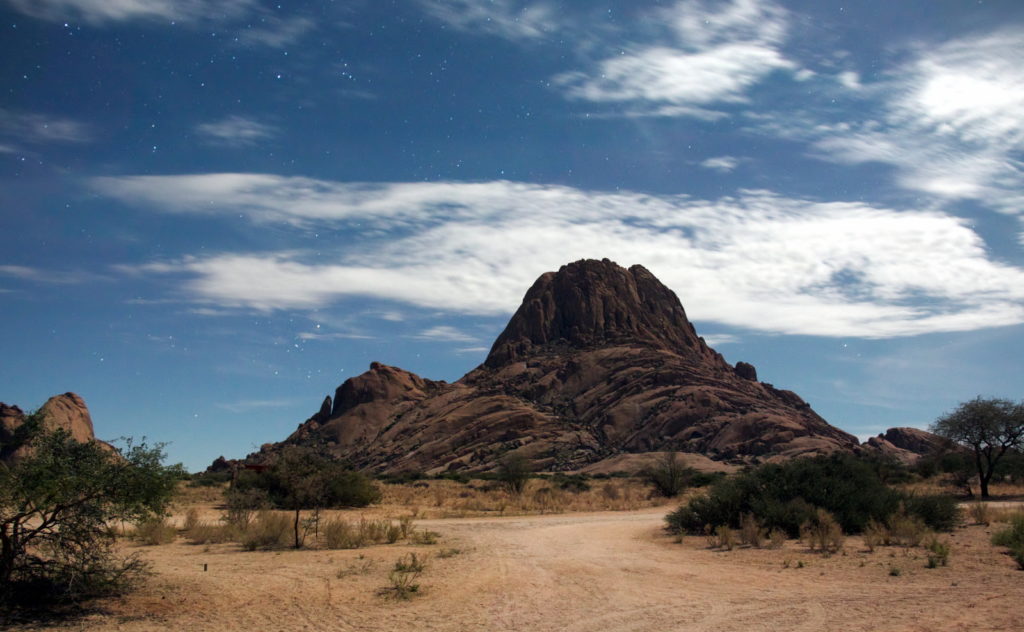 Night time at Spitzkoppe