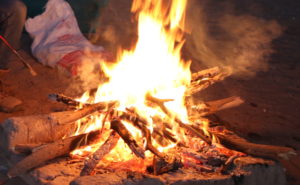 Camping fire