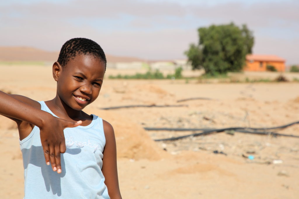 Tourism Namibian Hand sign