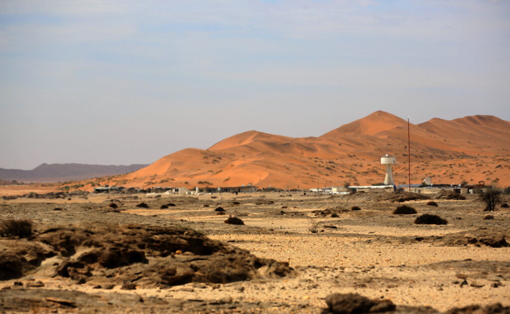 Gobabeb research station in the Kuiseb river