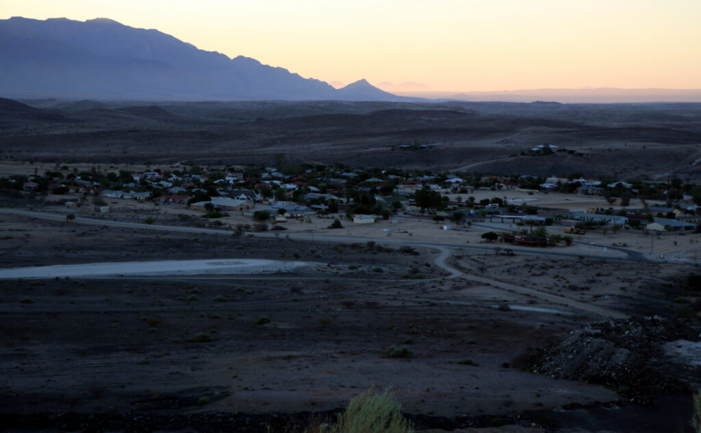 The little tin mining town of Uis